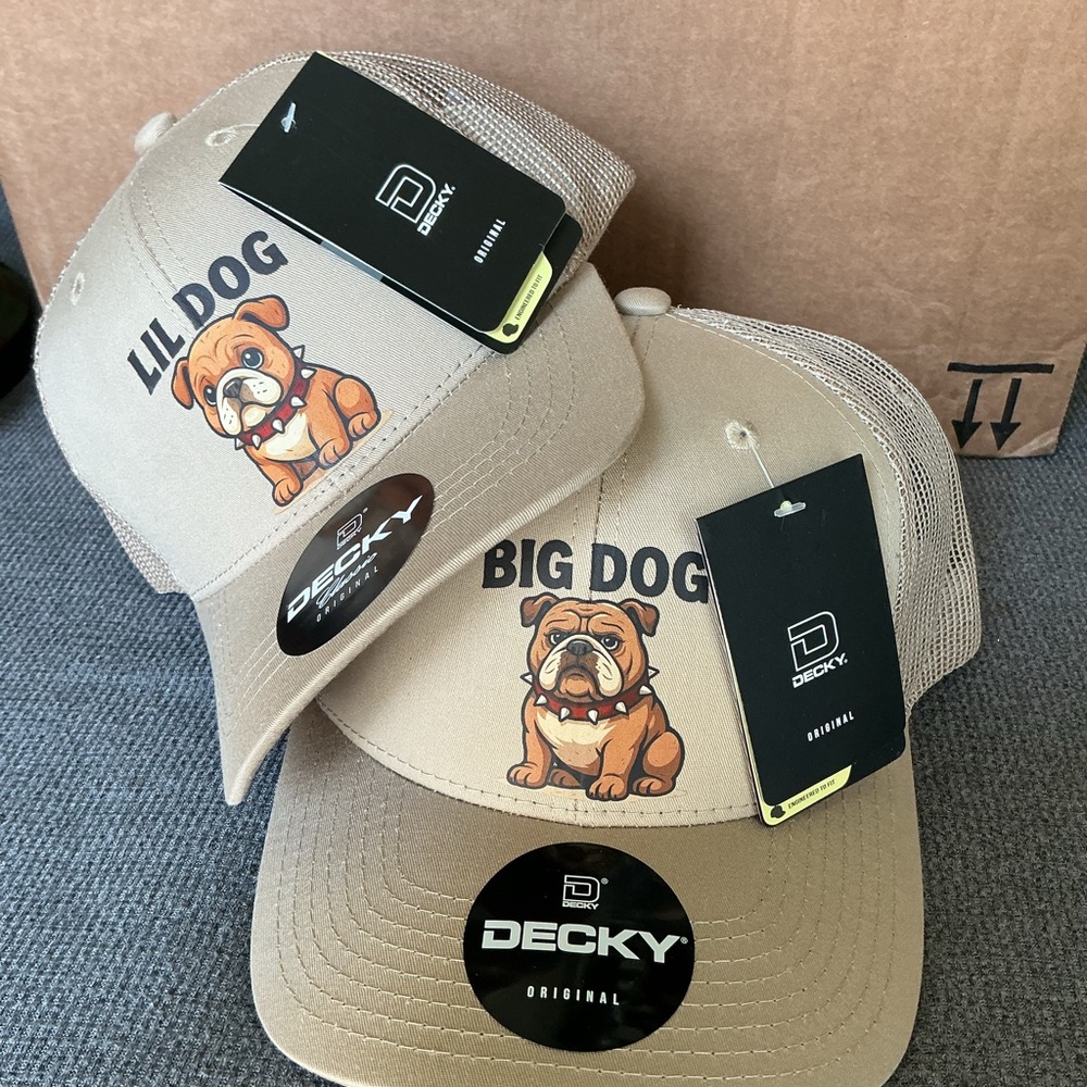 Father and Son Matching Hats - Decky Trucker Hat Set - Dad and Son SnapBack Hats